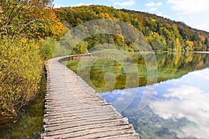 Plitvice Lakes National Park in Autumn, Croatia