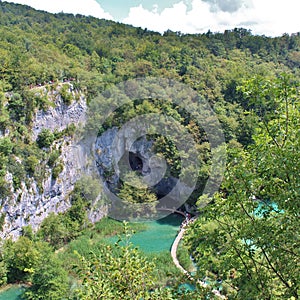 Plitvice Lakes National Park in Croatia