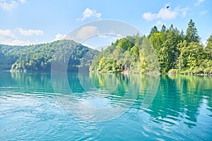 Plitvice national park in Croatia, waterfalls