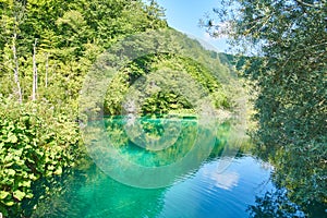 Plitvice national park in Croatia, waterfalls