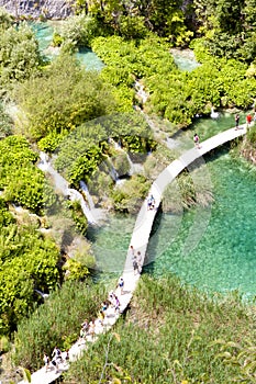 Plitvicka lake, aerial view - Croatia