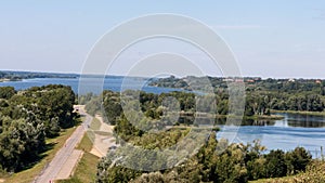 Plock old town in Poland