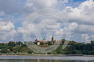 Plock, view on cathedral hill, Poland