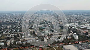 Ploiesti City , Romania, north side  aerial