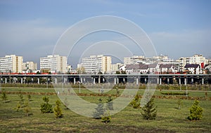 Ploiesti City, Romania, seen from the west side