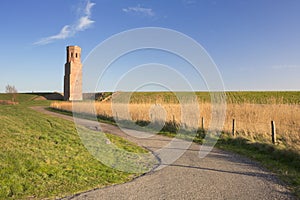 The Plompe Toren church tower in Zeeland, The Netherlands photo