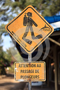 Plongeur sign