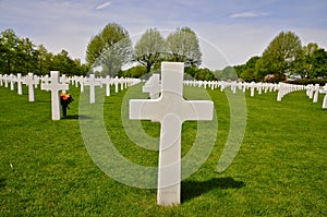 Plot with Crosses, Netherlands American Cemetery Margraten