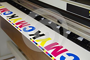 Plotter printing CMYK