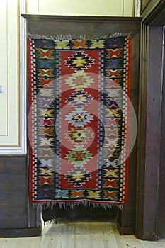 Goat hair rugs from 19th century home