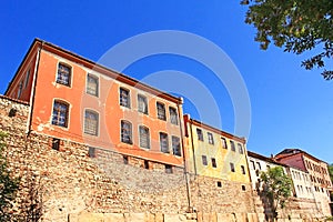 Plovdiv Old Town architecture street view Bulgaria