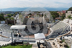 Plovdiv Roman theatre, Bulgaria photo