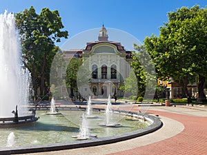 Plovdiv Square and City Hall photo