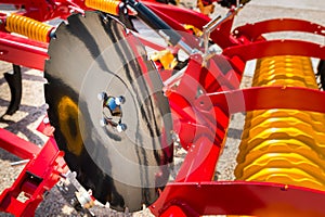 Plow in agricultural fair