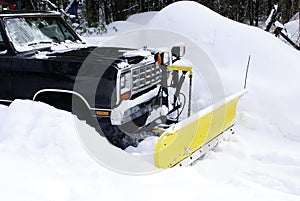 Plow in the Snow