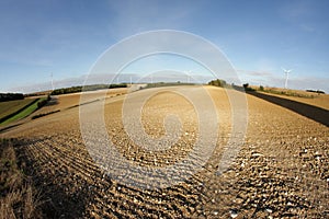 Plowed land in the aisne