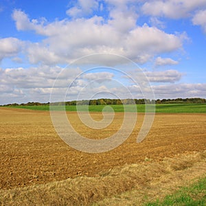 Plowed land in the aisne
