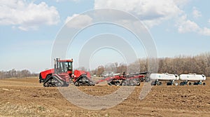 Plowing and Fertilizing