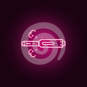 ploy neon icon. Elements of web set. Simple icon for websites, web design, mobile app, info graphics photo