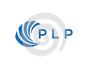 PLP letter logo design on white background. PLP creative circle letter logo concept. PLP letter design