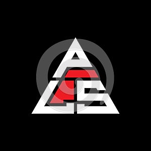 PLS triangle letter logo design with triangle shape. PLS triangle logo design monogram. PLS triangle vector logo template with red