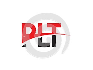 PLT Letter Initial Logo Design Vector Illustration