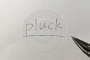 Pluck