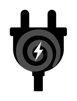 Electric plug icon