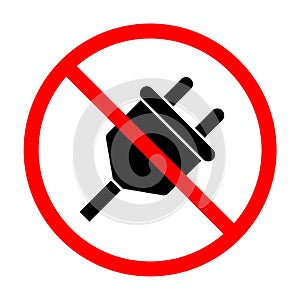 No plug charging icon