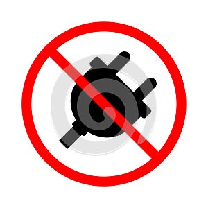 No plug charging icon