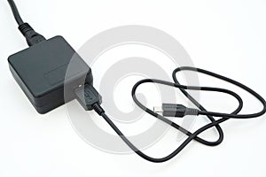 Plug in an adapter cable to charge the camera, a usb charger cable for various electronic devices