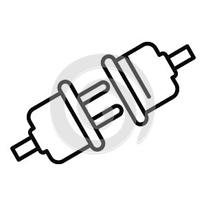 Plug connect internet icon outline vector. Digital provider tech