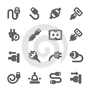 Plug in icons photo