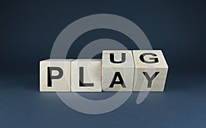 Plug and Play. Technology concept