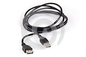 Plug and receptacle of USB Standard-A of extension cable