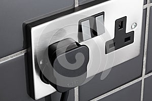 Plug socket in kitchen