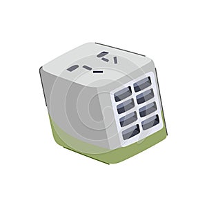 plug travel adapter cartoon vector illustration