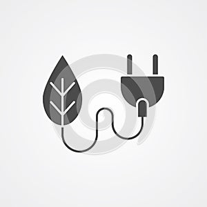 Plug vector icon sign symbol