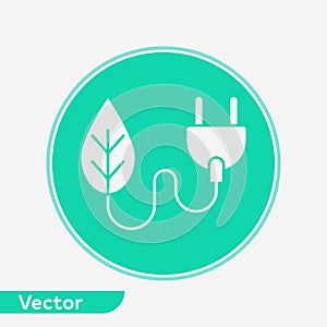Plug vector icon sign symbol