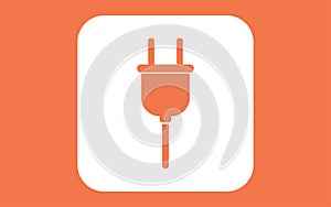 Plug vector icon sign symbol