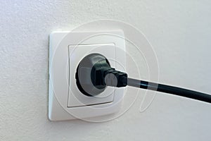 Plugged in socket photo