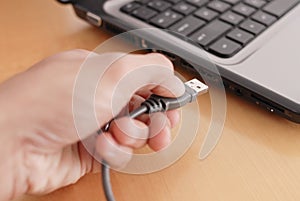 Plugging In The USB Cable