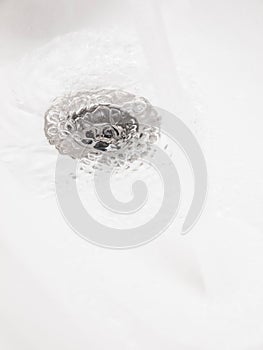 Plughole with water