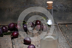 Plum brandy, bottle of Rakija