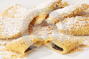 Plum dessert - Zwetschkentasche photo