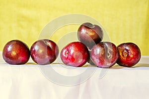 The plum is a drupe