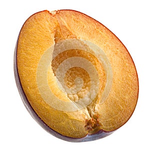 Plum fruit slice