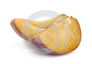 Plum fruit slice