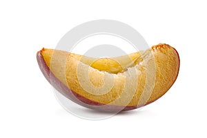 Plum fruit slice