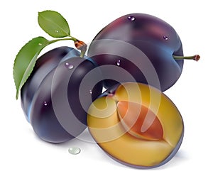 Plum and a half